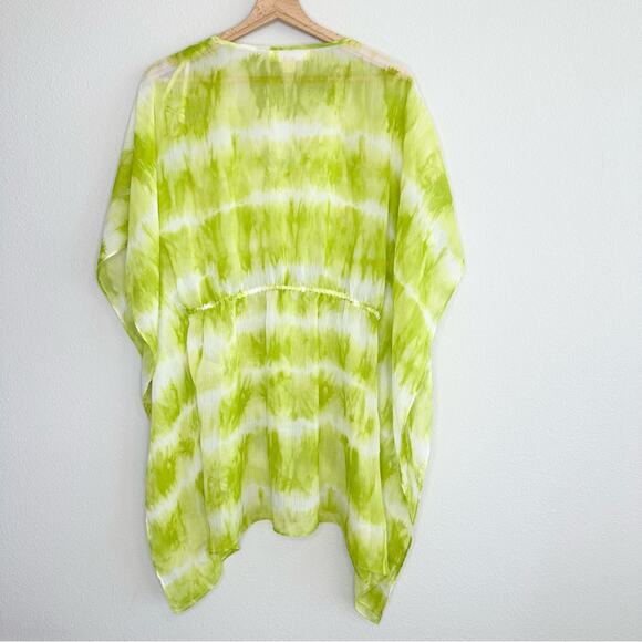 Michael Kors Sheer Green Swimsuit Coverup Small/Medium - Picture 2 of 4